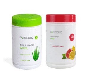 Chusteczki oczyszczające maski CPAP PURDOUX Wipes
