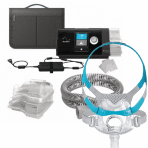 ResMed AirSense 10 AutoSet AutoCPAP z Nawilżaczem Maska Evora full face F&P