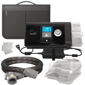 ResMed AirSense 10 AutoSet AutoCPAP z Nawilżaczem i Rurą Podgrzewaną Maska Evora full face F&P - obrazek 3